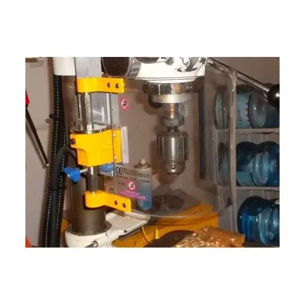 SAFETY GUARD IN POLYCARBONATE FOR SPINDLE OF DRILLING MACHINE WITH OR WITHOUT MICROSWITCH - TYPE TR6 - Repar2