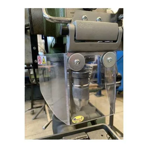 SAFETY GUARD IN POLYCARBONATE FOR SPINDLE OF DRILLING MACHINE WITH OR WITHOUT MICROSWITCH - TYPE TR8 DS - Reapr2