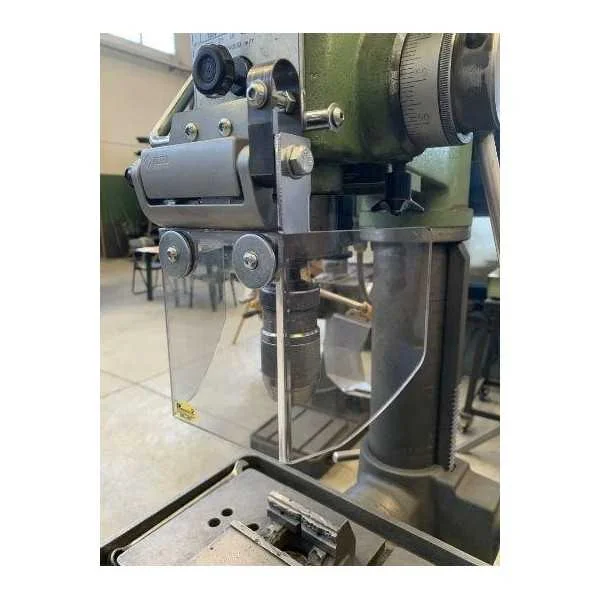 SAFETY GUARD IN POLYCARBONATE FOR SPINDLE OF DRILLING MACHINE WITH OR WITHOUT MICROSWITCH - TYPE TR8 DS - Reapr2