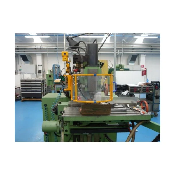 Vertical polycarbonate milling spindle guard on articulated arm with 3 microswitches - type FAB - Repar2