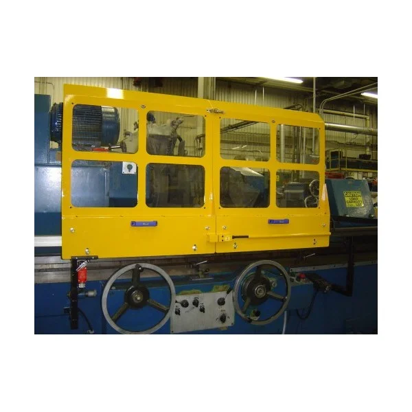 Protection for surface or cylindrical grinding machines with single (type PR) or double sliding door (type PR/3) and microswitch - Repar2