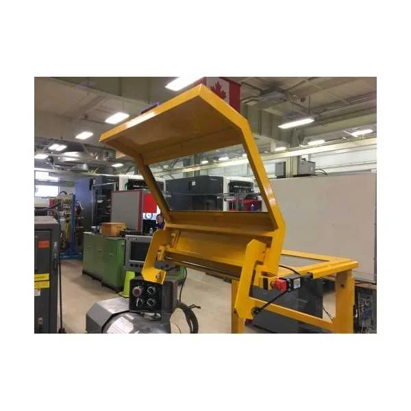 SAFETY GUARD FOR SMALL LATHES FIXED ON PEDESTAL WITH POLYCARBONATE SCREEN AND MICROSWITCH - TYPE MINOR FIX - Repar2