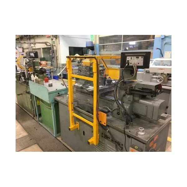 SAFETY GUARD FOR SMALL LATHES FIXED ON PEDESTAL WITH POLYCARBONATE SCREEN AND MICROSWITCH - TYPE MINOR FIX - Repar2