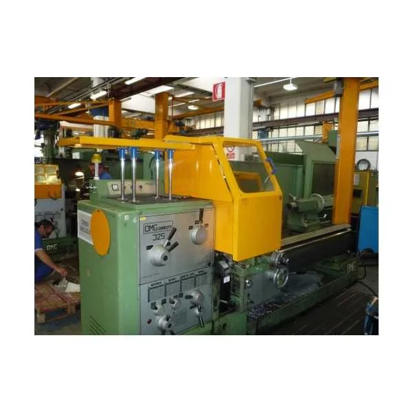 SLDING SAFETY GUARD FOR CHUCK OF LATHE IN POLYCARBONATE OR LAMINATED GLASS WITH MICROSWITCH - TYPE MAJOR - Repar2