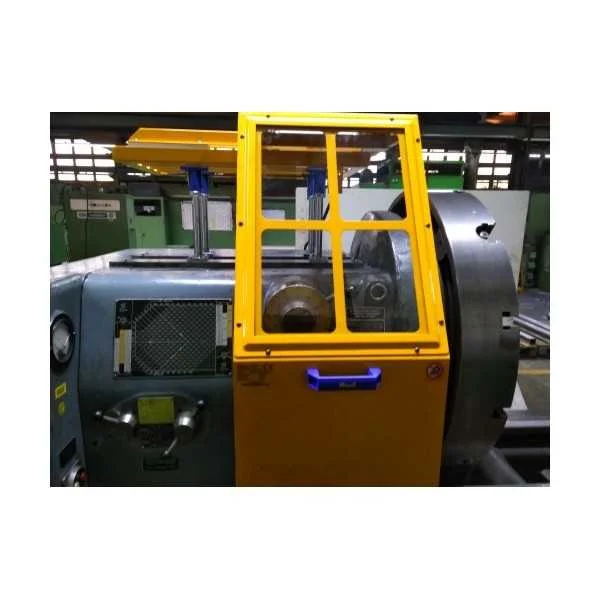SLDING SAFETY GUARD FOR CHUCK OF LATHE IN POLYCARBONATE OR LAMINATED GLASS WITH MICROSWITCH - TYPE MAJOR - Repar2