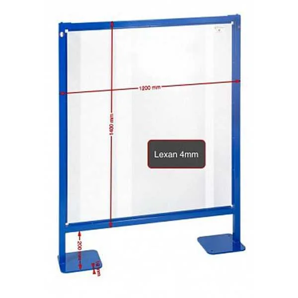 MOVABLE REAR SAFETY GUARD FOR LATHE WITH STEEL FRAME AND POLYCARBONATE - TYPE OM - Repar2