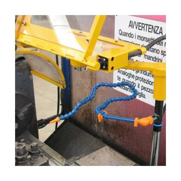 SAFETY GUARD FOR SADDLE OF LATHE WITH REAR FITTING WITH OR WITHOUT MICROSWITCH AND COOLANT HOSE - TYPE TC - Repar2