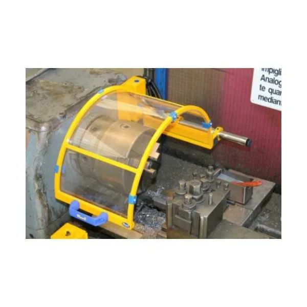 SAFETY GUARD FOR CHUCK OF LATHE IN POLYCARBONATE WITH MICROSWITCH - TYPE TF - Repar2
