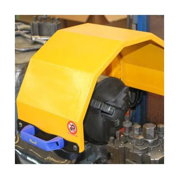 SAFETY GUARD FOR CHUCK OF LATHE IN METAL WITH MICROSWITCH - TYPE TFM - Repar2