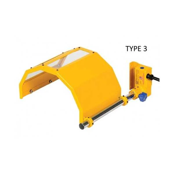 SAFETY GUARD FOR CHUCK OF LATHE IN POLYCARBONATE WITH MICROSWITCH - TYPE TF POL - Repar2