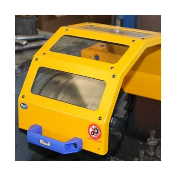 SAFETY GUARD FOR CHUCK OF LATHE IN LAMINATED GLASS WITH MICROSWITCH - TYPE TF-VT - Repar2
