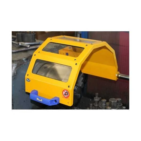 SAFETY GUARD FOR CHUCK OF LATHE IN LAMINATED GLASS WITH MICROSWITCH - TYPE TF-VT - Repar2