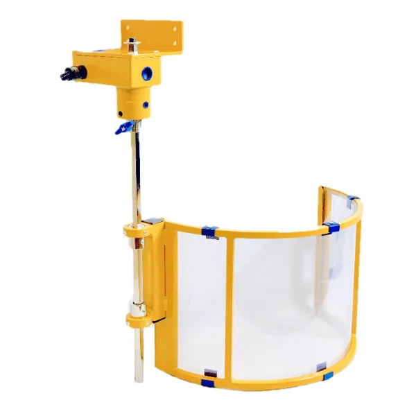 SAFETY GUARD IN POLYCARBONATE FOR SPINDLE OF DRILLING MACHINE WITH OR WITHOUT MICROSWITCH - TYPE TR3B - Repar2