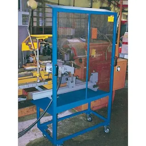 [1AB] Beweegbare achterste beschermkap voor draaibank met stalen frame en polycarbonaat - type AB - Repar2