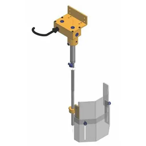 [3TR7CMDS] SAFETY GUARD IN POLYCARBONATE FOR SPINDLE OF DRILLING MACHINE WITH OR WITHOUT MICROSWITCH - TYPE TR7 DS - Repar2